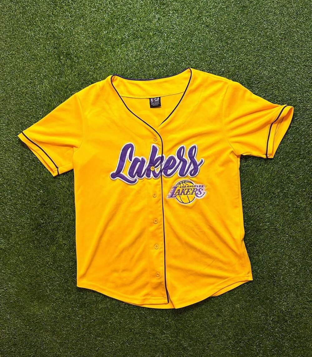 Ultra Club Los Angeles Lakers Baseball Jersey.